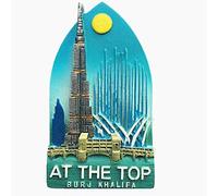 3D Burj Khalifa Tower of Dubai fridge magnet,Home & kitchen decoration Dubai refrigerator magnet travel souvenir gift
