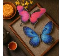 3D Butterfly Cloisonné-Style DIY Craft Kit, 2-Piece Filigree Art Project Set, Beginner-Friendly Creative Hobby, Relaxing Handmade Craft Gift for Mother’s Day & Home Décor