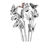 3D Butterfly Decor Pieces for Floral Arrangements Wedding Backdrop Styling Craft Making and Event Use (black)