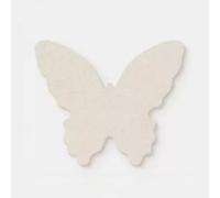 3D Butterfly Felt Bulletin Board Foldable in Corner,Decorative Corkboard Alternative,Picture Boards for Photos Vision Pinboard for Walls Home Decor (Light Camel,20×30cm)