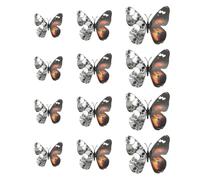 3D Butterfly Wall Stickers 12 Pieces Halloween Decorations
