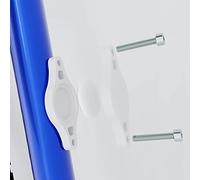 3D Cabin AirTag Bike Mount Holder Bracket Attachment (Bolts Included) For Standard Bottle Cage 64mm Bicycle Cycling Accessory White