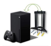 3D Cabin Floating Wall Mount Bracket Vertical Holder Hidden Compatible With Xbox Series X - Black