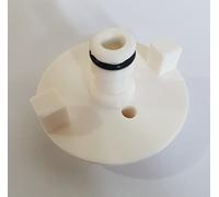 3D Cabin Motorhome Water Filler Cap with hose connector : Fits Fiamma type : WHITE adapter