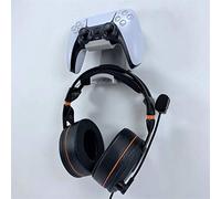 3D Cabin PS5 Controller & Headphone Wall Mount Wall Bracket Holder For Play Station 5 Digital Or Disc DualSense - Grey