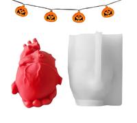 3D Cake Pan - Realistic Cement Moulds in the Shape of a 3D Human Heart | Non-stick Making Tool for Muffins, Desserts, Clay, Cement, Resin