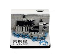 3D Calendar 2025, DIY Tear-Away Timepiece Design, Decorative Memo Pad for Desktop, Artsy Paper Carving Art, Temple of Heaven Shape
