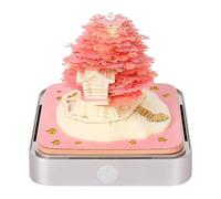 3D Calendar 2026 | 2026 Flower 3D Calendar Tear Away Paper | Memo Pad Arts & Crafts Desktop Accessories for Birthday Christmas Kids Adults Home Office School Family Planning