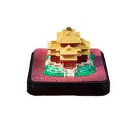 3D Calendar 2026,3D China Ancient Building Corner Tower Time Piece Calendar Carving Dec Desk Memo 2026,Paper Notepad Pad