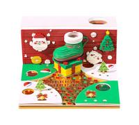 3D Calendar 2026,3D Desk Calendar 2026,Time Piece Calendars Memo Pad Note,Creative Tear Away Paper Art Calendars Notepad,DIY Paper Carving Art Craft for School Home Office