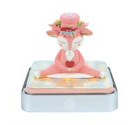 3D Calendar 2026,3D Lucky Deer Tear Away Calendar Notepad with LED Lights, 3D Memo Pad Paper Carving Art,Office Desktop Sticky Notes Record Decoration,Christmas,Valentine,New Year Gift