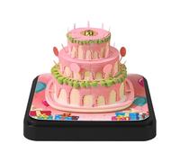 3D Calendar 2026,3D Memo Pad Time Piece Calendar 2026 Birthday Cake Shape Away alendar Tear Paper C Carving Mul