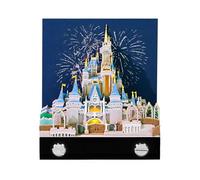 3D Calendar 2026, 3D Memo Pad, Time Piece Calendar, Tear-Off Calendars 2026, 3D Paper Carving Art Memo Pad, Art Carving Sticky Notes for Office Home Gifts Ornaments (Castle)