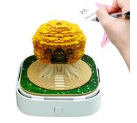 3D Calendar 2026 | 3D Paper Art Tear-Away 2026 Desktop Calendar,Decorative Memo Pad Planner for Birthday Housewarming Cabinet Shelf Adults Students Family