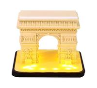 3D Calendar 2026,3D Time Piece Calendar 2026,Arc de Triomphe Paper Sculpture LED Artwork Non Light,Exquisite with S