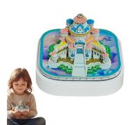 3D Calendar 2026,3D Time Piece Calendar 2026,Castle Notepad Paper Sculpture Artwork,Exquisite Creative Non Stick Sticky Note DIY Post Notes for Office Home Gifts Ornament