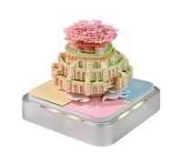 3D Calendar 2026,Creative Time Piece Calendar 2026 With Led Lights,3D-Desk Calendar 2026 for School, Home, Office Desktop Decorations