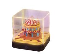 3D Calendar 2026, Desk Time Piece Calendar 2026, Circus Panorama Tear-Away 3D Paper Art Notepad with LED Lights,Creative 3D Memo Artsy Pad Calendars, DIY Paper Carving Gift, Home Desktop Decoration