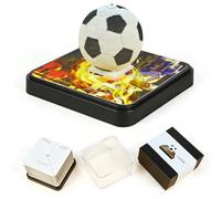 3D Calendar 2026, Desk Time Piece Calendar 2026,Tear-Away 3D Paper Art Notepad w LED Lights,DIY Paper Carving 3d Notepad Gift for Christmas, New Year, Valentine (football)