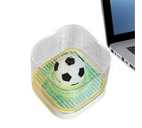 3D Calendar 2026, Football Shaped Decoupage Notebook with Detachable Pages | Notebook Paper Carving Art for Office Decoration Christmas Gift Hanging Rack