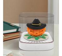 3D Calendar 2026,Halloween Pumpkin 3D Memo Pad | Tabletop Decor Memo Pad with LED Light for Office Dressing Table Nightstand Bedside Reception Areas Home School Conference Rooms