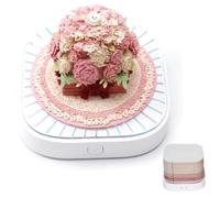 3D Calendar 2026 - LED Light Time Piece Calendar with Exquisite 3D Rose Design, Tear Away Paper Art Desk Calendars, Memo Pad & Elegant Home Decor, Décor intérieur pour la maison