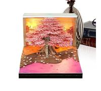 3D Calendar 2026 | Paper Art Desk Calendar - Weekly Planning with Notes | Daily Planner for Home, Office, School, Hotel, Apartment, Dorm, Thanksgiving, Christmas Activities and