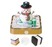 3D Calendar 2026, Paper Carving Art Note Snowman Calendar 2026 | Charming Notepad Decoration for Bedroom Desktop Learning Kitchens Bookshelf Workplace School Home Christmas