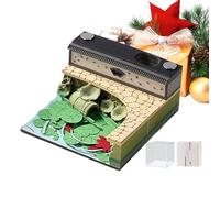 3D Calendar 2026 - Table Calendar for the Year 2026 with Tearable Sheets - Paper Clipboard, for Notes, Program Management, Planning and Organization