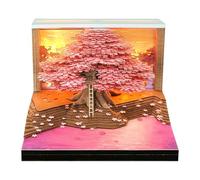 3D Calendar 2026, Tear Away Time Piece Calendar 3D Memo Pad, Paper Carving Art Memo Pad, Artsy Pads for Planning/Reminders, Home Desk Decor & Creative Gift (#A)