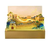 3D Calendar 2026, Tear Away Time Piece Calendar 3D Memo Pad, Paper Carving Art Memo Pad, Artsy Pads for Planning/Reminders, Home Desk Decor & Creative Gift (#G)