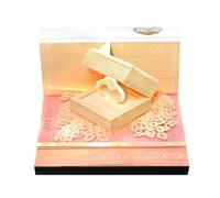 3D Calendar 2026, Tear Away Time Piece Calendar 3D Memo Pad, Paper Carving Art Memo Pad, Artsy Pads for Planning/Reminders, Home Desk Decor & Creative Gift (#H)