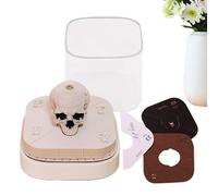 3D Calendar 2026 Time Piece | 3D Skull Shaped Notepad with Tear-Out Pages | Paper Carving Notepad | For Halloween Home Office School College Freelancers Students
