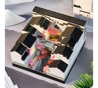 3D Calendar 2026 Time Piece Calendar Jiangnan Water Town 3D Memo Pad With LED Light,Creative Chinese-Style Hand-Torn Paper Carvings, Creative Ornaments Cultural Gifts