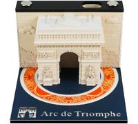 3D Calendar 2026 - Triumph Arch of Paris, Your Personal Craft Calendar with 3D Paper Model, Unusual Desk Decoration & Magical Winter Decoration