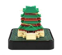 3D Calendar 2026 with Cover Treehouse-Shaped 240 Sheet Light Up 3D Memo Pad with Wood Base & Switch Battery Powered Decorative 3D Notepad for Home Office, 3D Calendar
