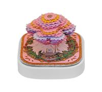 3D Calendar - 8.2 x 6.5cm Treehouse Imaginative Stationery Block Paper Craft Reminder Tower | Playful Art Accessory for Starting Out, Attractive Function