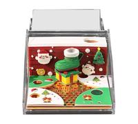 3D Calendar - Christmas Desk Notepad Planner Organizer, Creative Paper Acrylic Schedule Manager, Festive Sticky Note Calendar For Home Office Classroom Kitchen, Holiday Chore Tracking Time Management