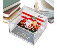3D Calendar - Creative 3D Santa Claus Notebook, Art Book with Paper Carving - for Home Nursery Bedroom Apartment Office School Travel Holiday Party Opening Daily