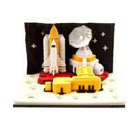 3D Calendar, DIY Tear Away Timepiece with Potala Palace Design, Creative Desktop Ornament for Home and Office Decoration