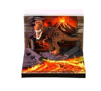 3D Calendar Tear Away Paper Carving Art Dinosaur Notepad
