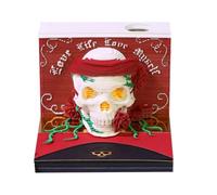 3d Calendar Tear Off 2026,3d Paper Carved Calendar, Hand Torn Personalized Sticky Note Book, Fun And Cool, Suitable For Sticky Notes, Bookmarks, Desktop Ornaments, Gifts And Gifts.