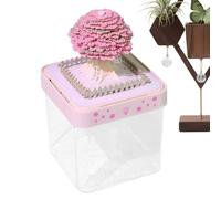 3D Calendar Time Piece 2026 - Art Carved Paper for Three-Dimensional Calendar Notepad | Carved Clock Notes with Acrylic Case for Desk Decoration Home Accessors Of