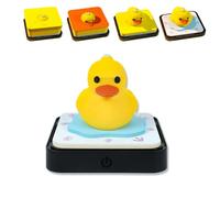 3d Calendar,Timepiece Calendar,3d Desk Calendar 2026,Yellow Duck Sculpture,With Light And Dust Box,Suitable For Office,Home,School,As A Gift,Decoration Or Study Planning