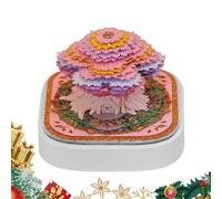 3D Calendar - Treehouse 3D Desk Note Pad,Sculpture Desktop Paper Tear-Off for Child Student Writing Planning Workplace Studying Home Decor Festival Holiday