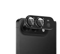 3D Camera Protective Glass for Apple iPhone Duo Lenses Aluminium Complete | Matte metal look, tempered glass, HD clarity, scratch-resistant, easy to install