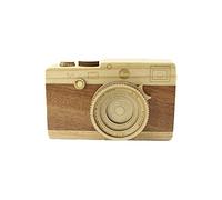 3D Camera Style Music Box Wooden Home Desktop Table Decoration Ornament Valentine's Day Birthday Gift