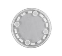 3D Candlestick Silicone Mold Hollow Out House Base Mold Gypsum Holder Epoxy Home Decorations Christmas