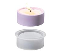 3D Candlestick Silicone Mold Hollow Out House Base Mold Gypsum Holder Epoxy Home Decorations Plaster Casting