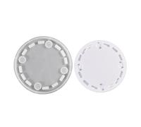 3D Candlestick Silicone Mold Hollow Out House Base Mold Gypsum Holder Epoxy Home Decorations Plaster Casting